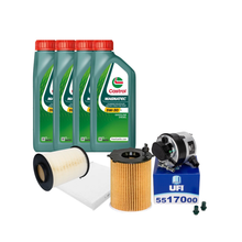 Kit Tagliando 4 Filtri + 4 Litri Olio Castrol Magnatec 5W30 – Ford Focus II 1.6