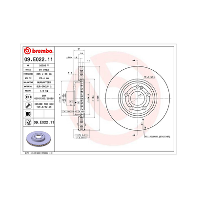 Kit Dischi Anteriori + Posteriori + Pastiglie Posteriori Brembo - Mercedes Classe A W177