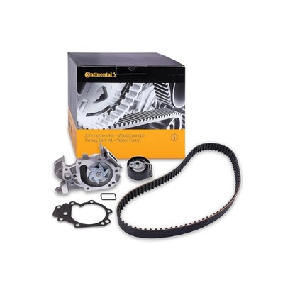 Kit Distribuzione Con Pompa Acqua + Cinghia Servizi e Tenditori + 3 Filtri (Olio, Aria e Abitacolo) - Fiat Punto 188 1.2