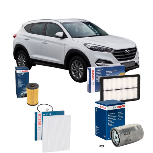 Kit 4 Filtri Bosch Hyundai Tucson 1.7 Diesel 2016
