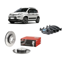 Kit Freni Anteriori Dischi + Pastiglie Brembo - Fiat Panda 312 1.2 LPG