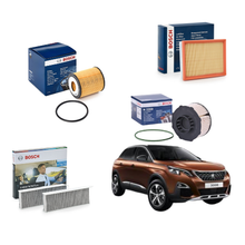 Kit 4 filtri Bosch per Peugeot 3008 GT 1.5 BlueHDi 2018