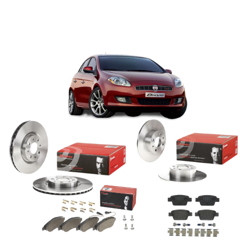 Kit Freni Completo Brembo Anteriore + Posteriore – Fiat Bravo 1.9 Multijet (2008)