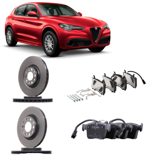 Kit Freni Completo Brembo – Alfa Romeo Stelvio (949_) 2.2 Diesel 2019