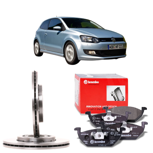 Kit Freni Anteriori Brembo - Dischi + Pastiglie VW Polo 2010
