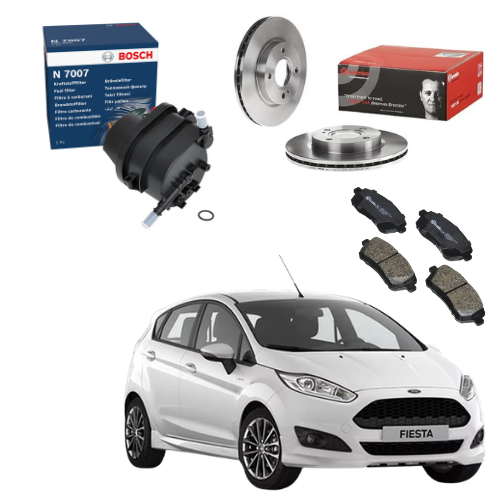 Kit Freni Anteriore Brembo Ford Fiesta 2010 + Filtro Carburante Bosch