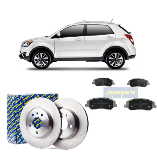 Kit Freno Anteriore Japanparts SsangYong Korando 2.0 2018 - Dischi + Pastiglie