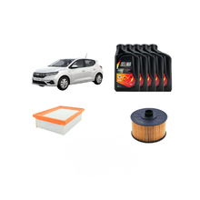 Kit Tagliando 2 Filtri + 5L Olio Selenia 0W-30 WR Forward per Dacia Sandero Streetway TCe ECO-G