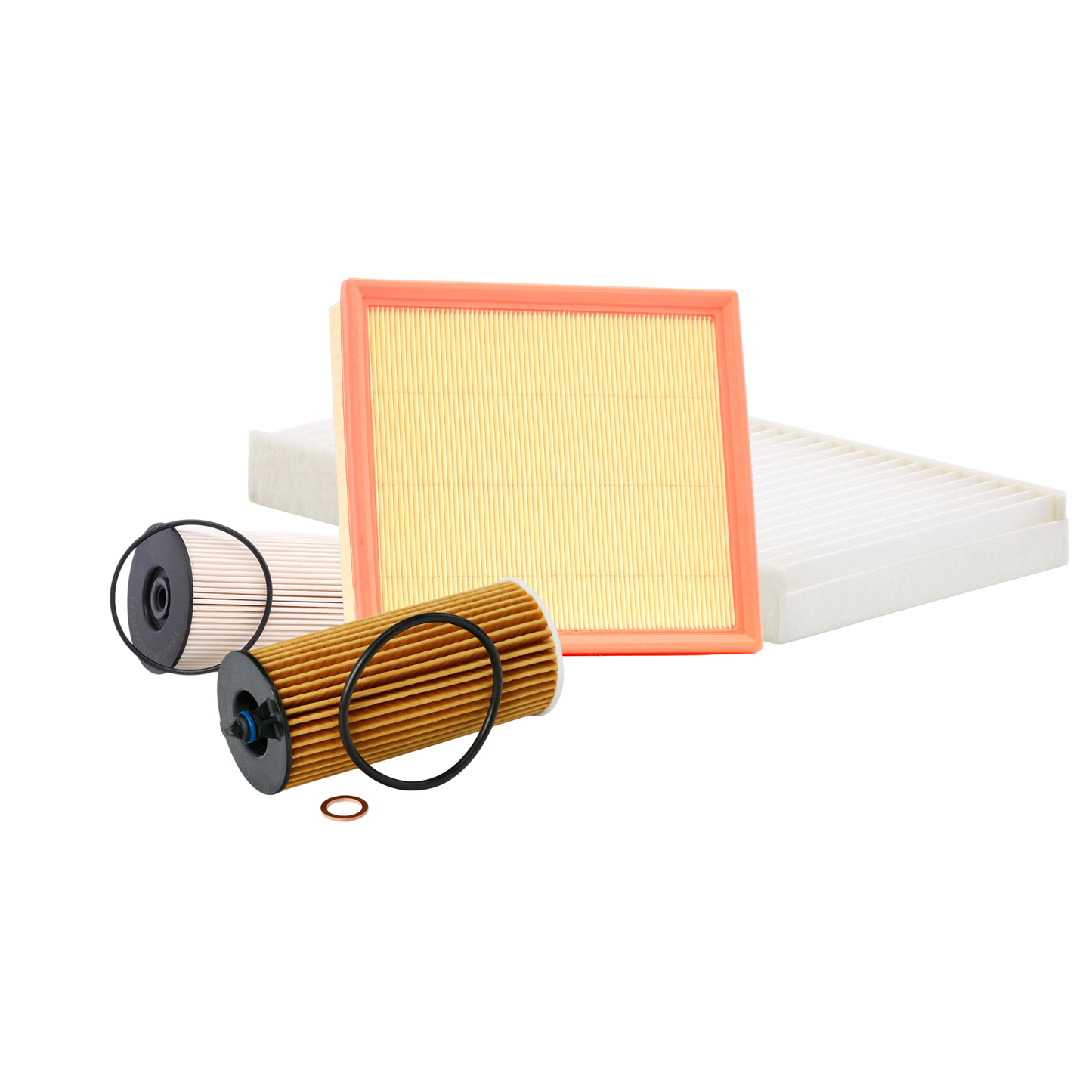Kit Tagliando Fiat Bravo 1.6 MJT | 4 Litri Olio + 4 Filtri