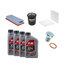 Kit Tagliando Fiat – 1.2 Benzina ( 4 Litri Olio + Filtri + Tappo Coppa Olio )