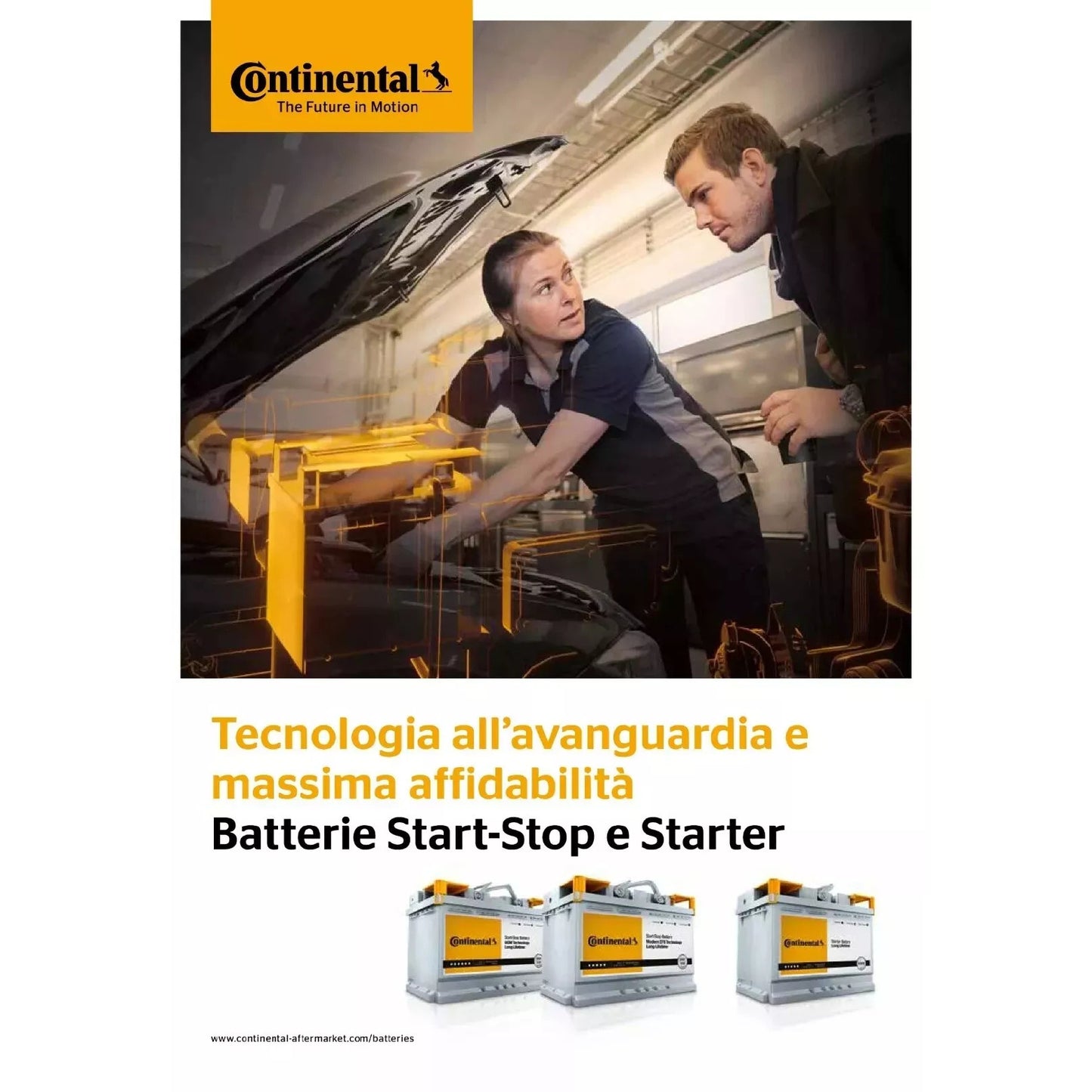 Accumulatore Auto Continental Starter 80Ah