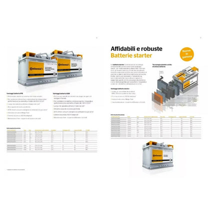 Accumulatore Auto Continental Starter 80Ah