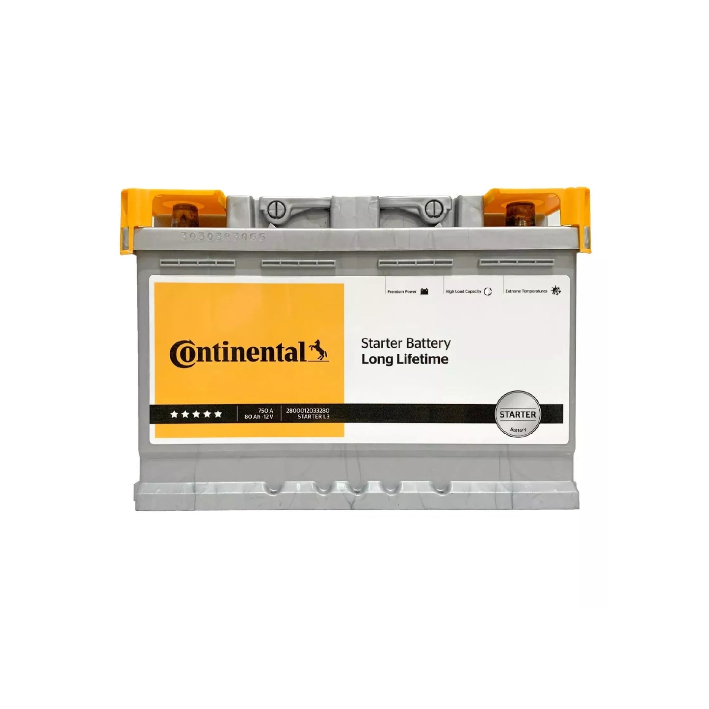 Accumulatore Auto Continental Starter 80Ah