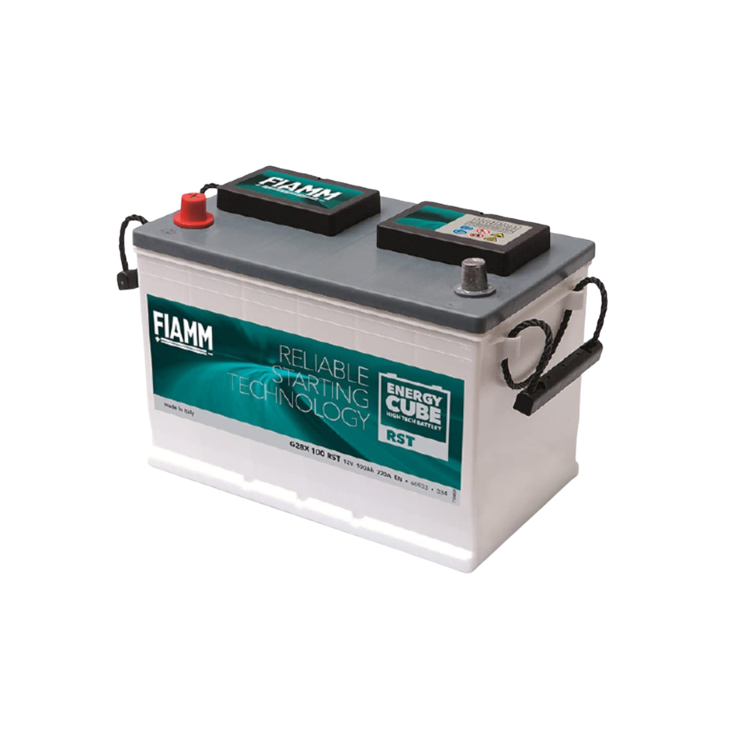 Batteria Fiamm G28X 100 Rst 12V 100Ah 720A En