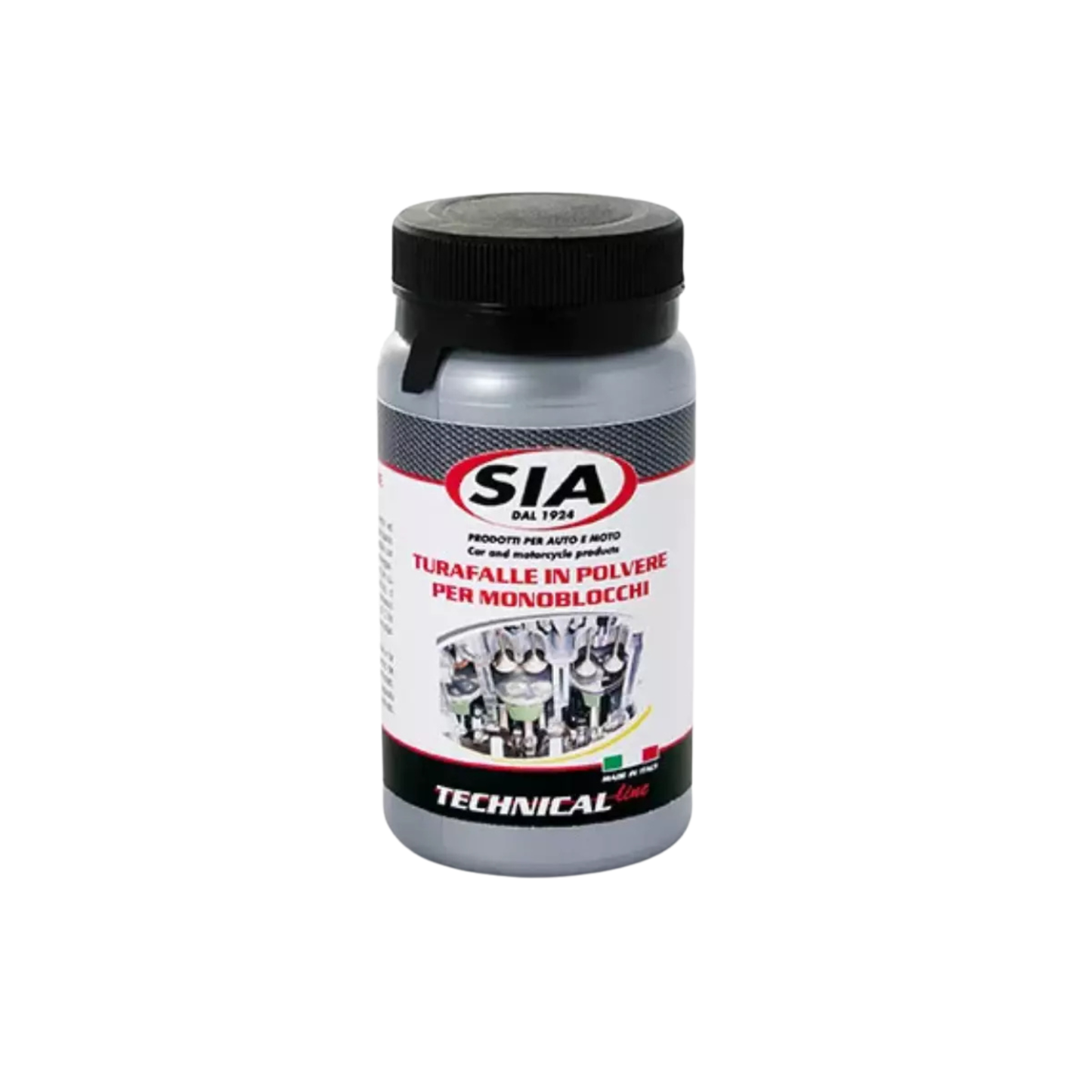 Turafalle in Polvere Sigillante SIA – Riparazione Monoblocchi, Testate e Cilindri – 50 gr