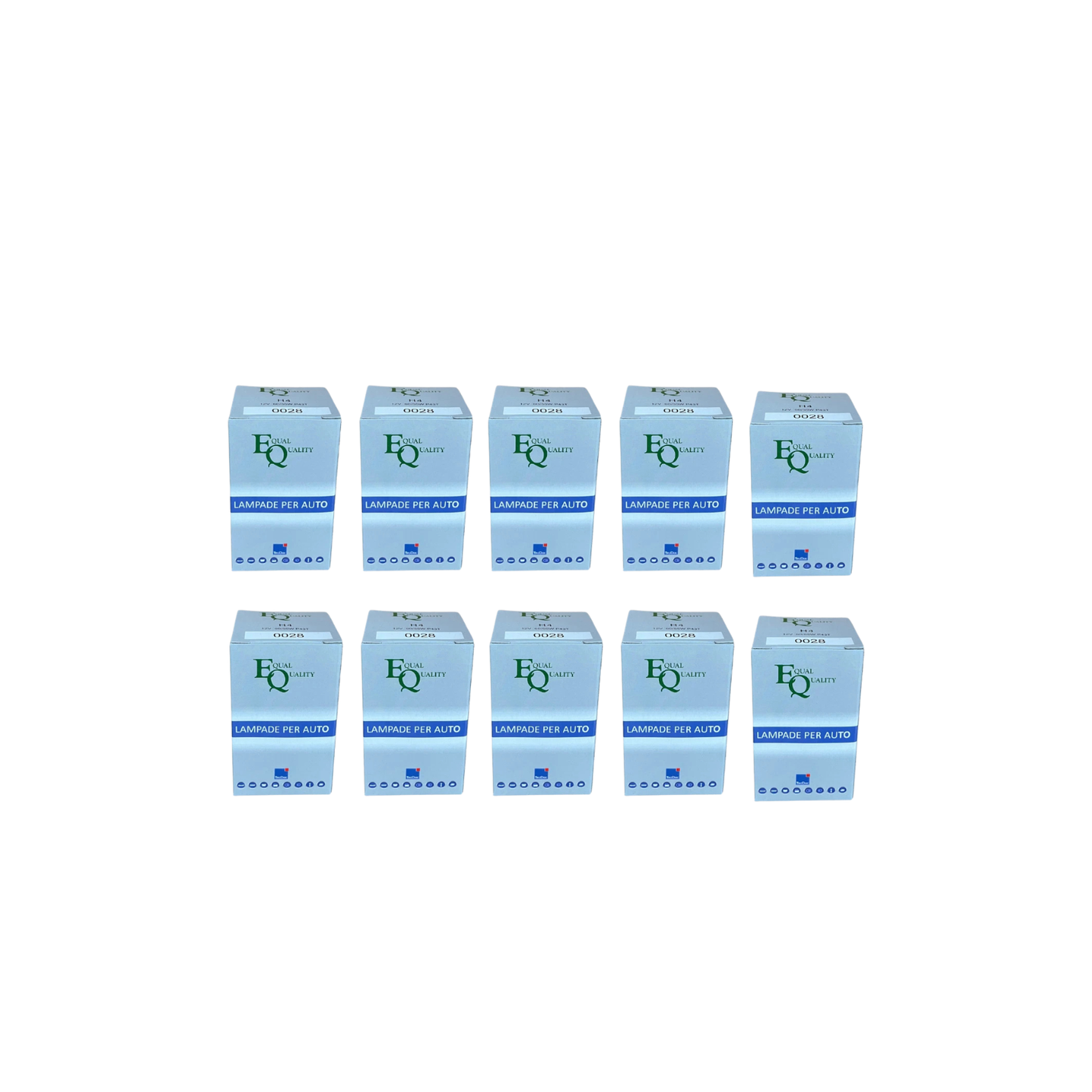 10 Lampadine H4 12V Alogene – Equal Quality