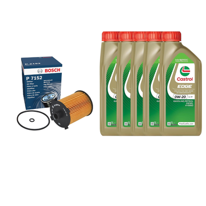 5 Litri Olio Castrol 0W20 + Filtro Olio Bosch – Volvo XC60