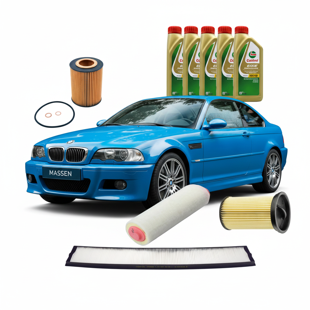 Kit Tagliando 4 Filtri + 5L Olio Castrol 5W-30 LL – BMW Serie 3 (E46)