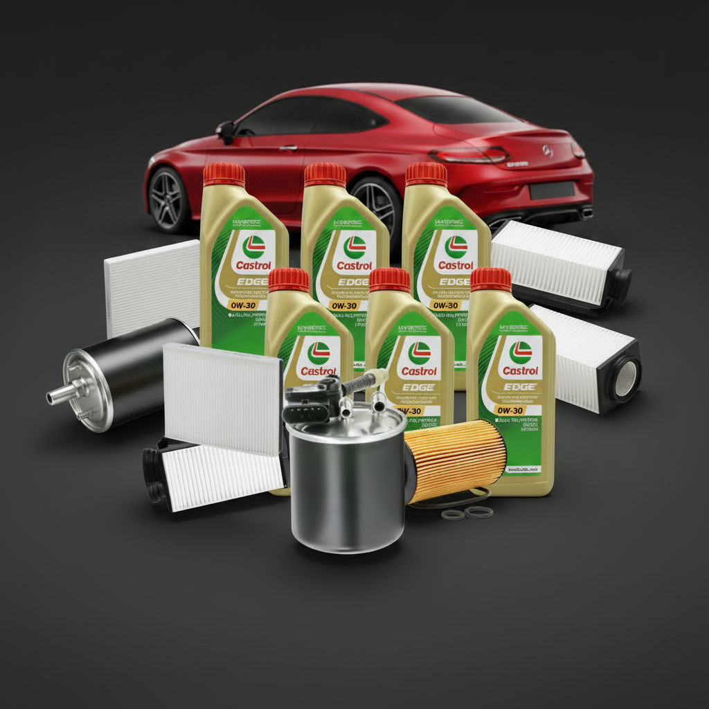 Kit Tagliando Mercedes W205 – Con Auto