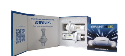 Kit 2 Lampade Sirius H4 LED XL H419 HLG - Anabbagliante e Abbagliante