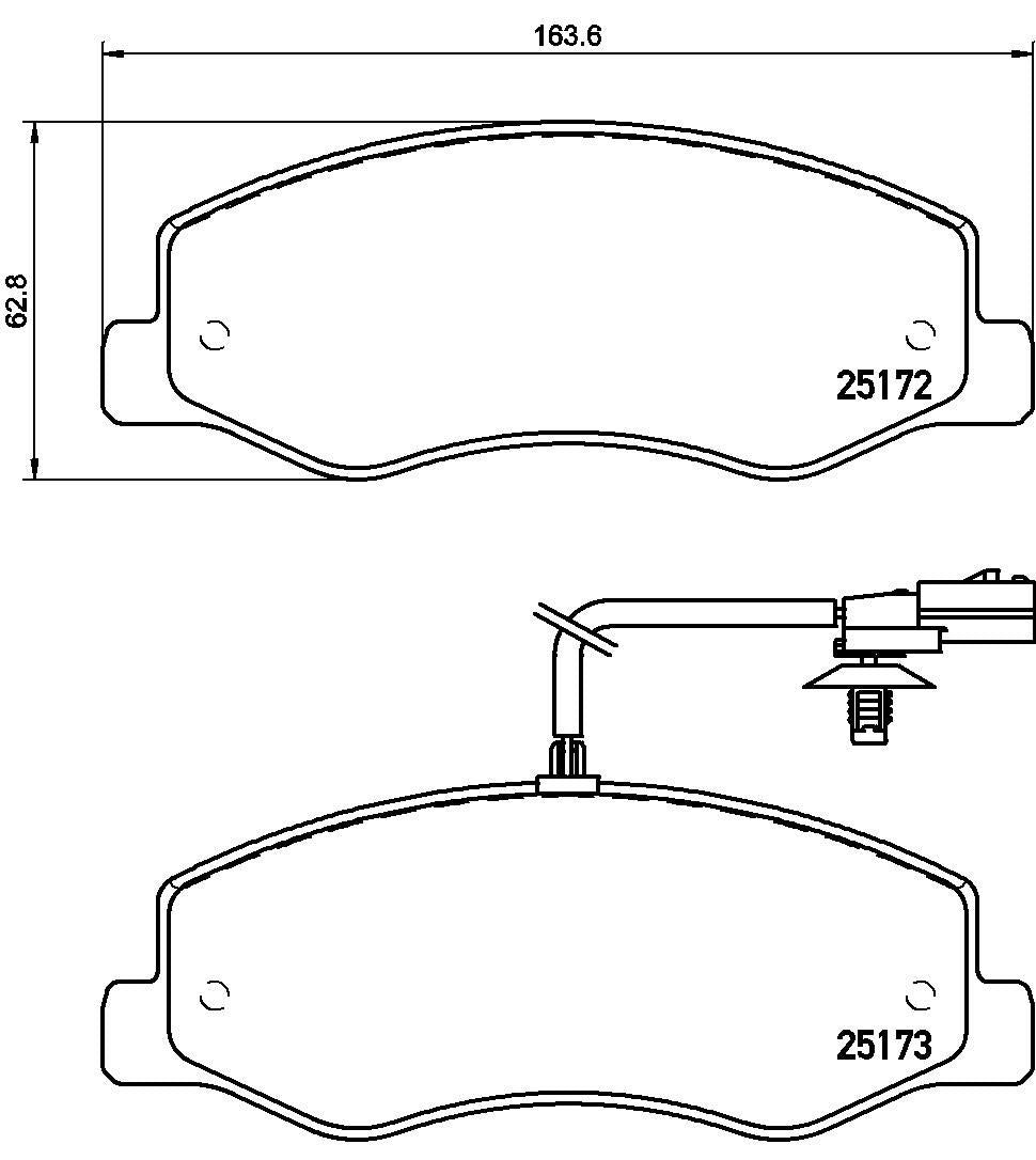Kit Pastiglie Freno Posteriori Brembo P 68 061G – Renault / Opel / Nissan