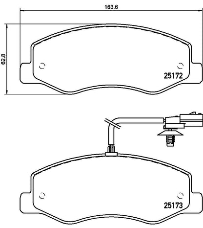 Kit Pastiglie Freno Posteriori Brembo P 68 061G – Renault / Opel / Nissan