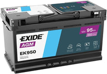 Batteria Auto Exide Dual EFB 12V 100Ah 900A Start & Stop – EZ850