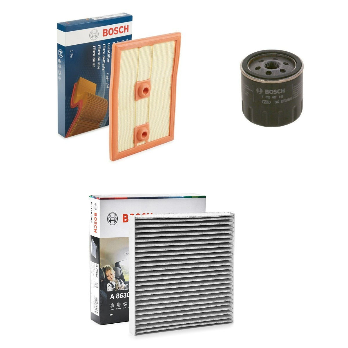 Kit Filtri Bosch BSH4055N0129