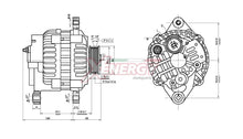 Alternatore Xenergy 14V 70A – Suzuki / Subaru – XAL10635AD