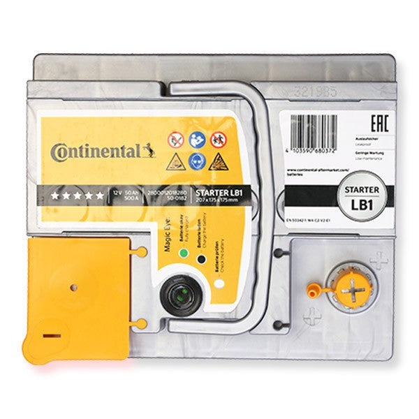 Batteria Auto Continental Starter 12V 50Ah 500A – 2800012018280