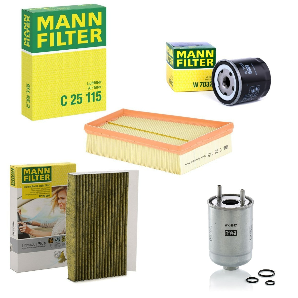 Kit Filtri Mann-Filter MNF4055N0142 – Renault
