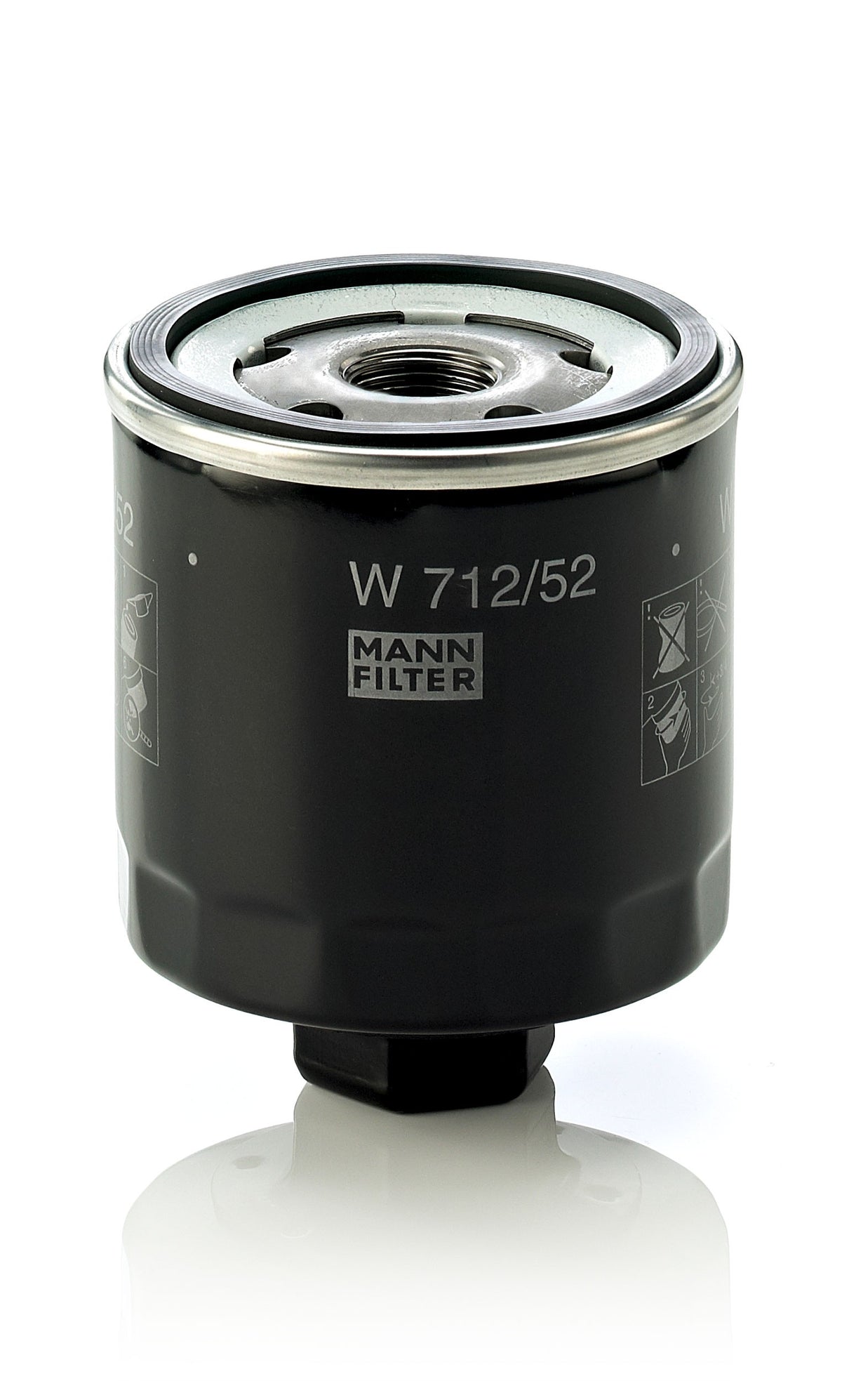 Filtro Olio Mann-Filter W 712/52 – Volkswagen / Seat / Škoda - foto 2