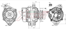 Alternatore Xenergy 14V 80A – Toyota – XAL20740AD - 2
