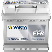 Batteria Auto Varta Dynamic EFB N50 12V 50Ah 550A Start & Stop – 550500055K262