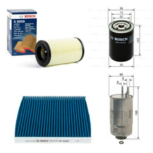 Kit Filtri Bosch BSH4055N0043 – Fiat / Peugeot / Citroën