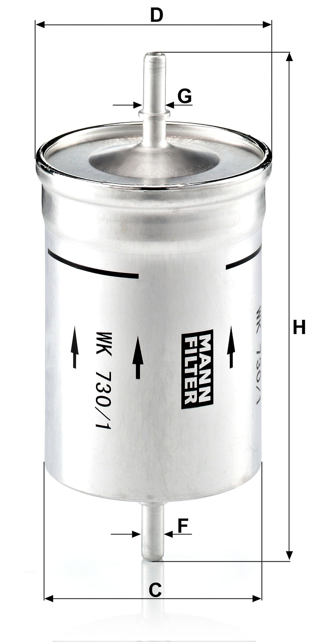 Filtro Carburante Mann-Filter WK 730/1 – Volkswagen / Audi / Seat - foto 3
