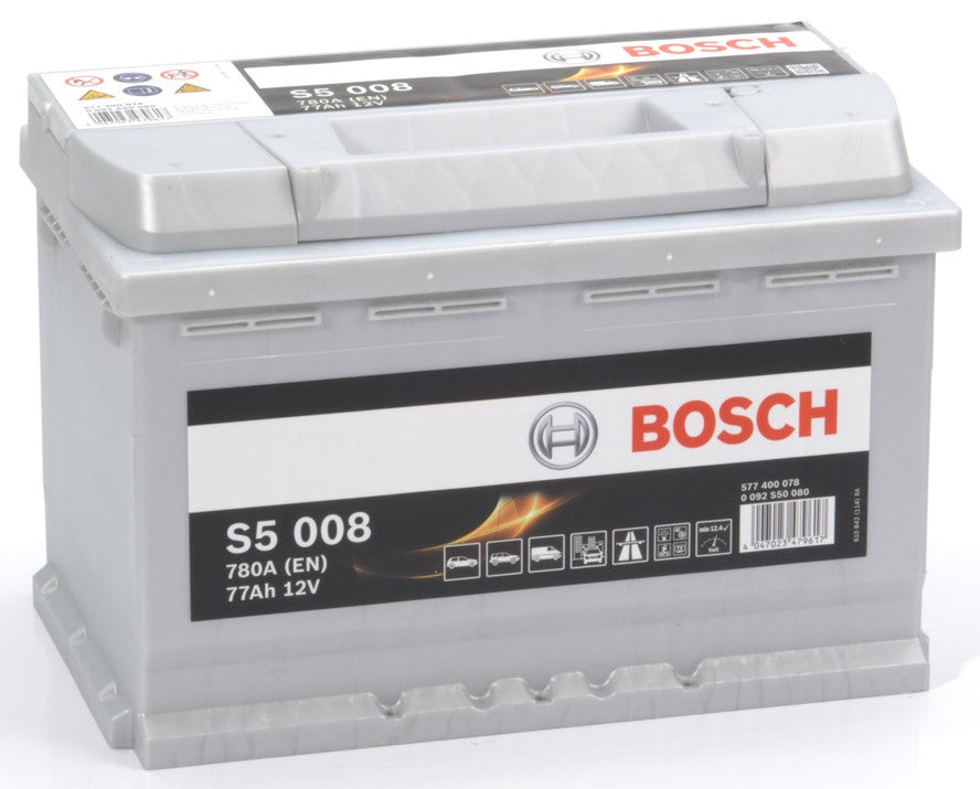 Batteria Auto Bosch S5 008 12V 77Ah 780A – 0 092 S50 080