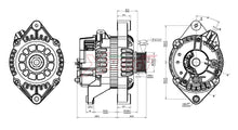 Alternatore Xenergy 14V 100A – Opel – XAL10012AD