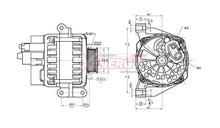 Alternatore Xenergy 14V 90A – Fiat / Ford – XAL19030AD