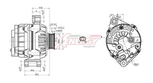 Alternatore Xenergy 14V 85A – Smart – XAL24110AD