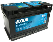 Batteria Auto Exide STOP & START AGM 12V 80Ah 800A Start & Stop – EK800