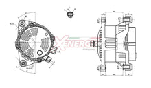 Alternatore Xenergy 14V 90A – Ford – XAL10730AD