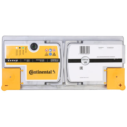 Batteria Auto Continental Starter 12V 110Ah 950A – 2800012027280