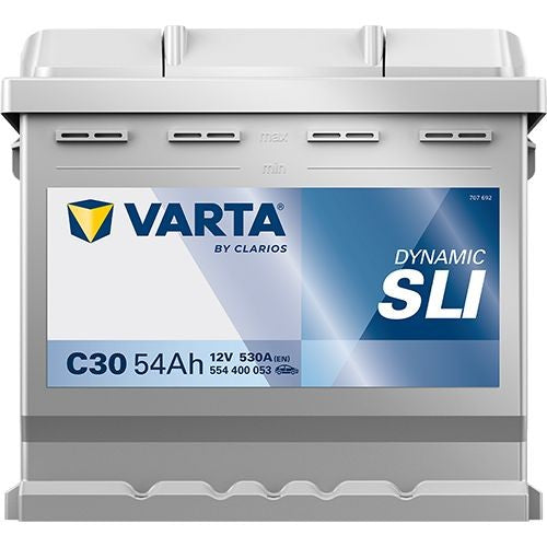 Batteria Auto Varta Dynamic SLI C30 12V 54Ah 530A – 554400053K262