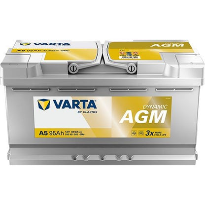 Batteria Auto Varta Dynamic AGM A5 12V 95Ah 850A Start & Stop – 595901085K262