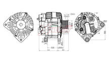 Alternatore Xenergy 14V 150A – Renault / Opel / Nissan – XAL34015AD