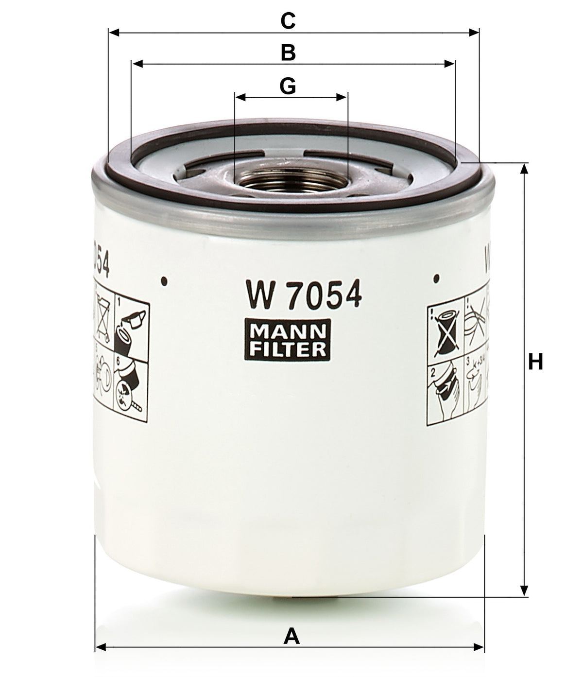 Filtro Olio Mann-Filter W 7054 – Ford - foto 2