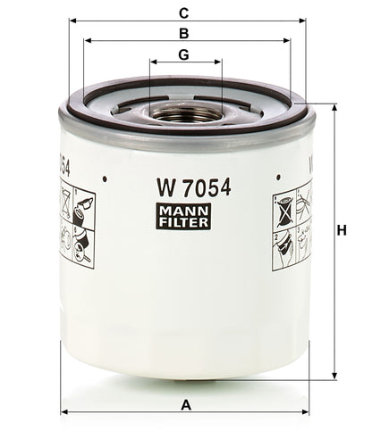 Filtro Olio Mann-Filter W 7054 – Ford - foto 2