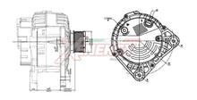 Alternatore Xenergy 14V 120A – Renault / Nissan / Dacia – XAL34115AD - 2