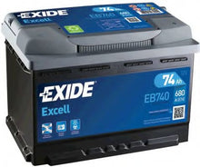 Batteria Auto Exide Excell 12V 74Ah 680A – EB740